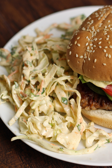 Creamy Coleslaw - Forget that stop at the deli salad counter! Mix up this easy and delicious slaw from good cheap ingredients.