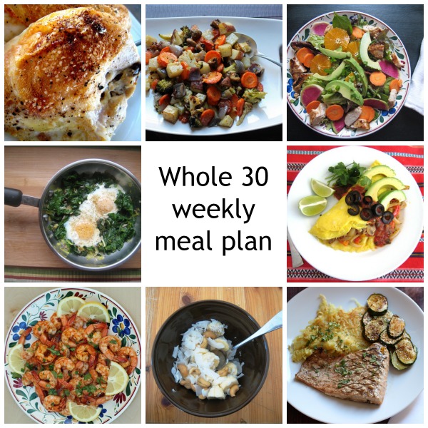 Whole 30 Weekly Meal Plan