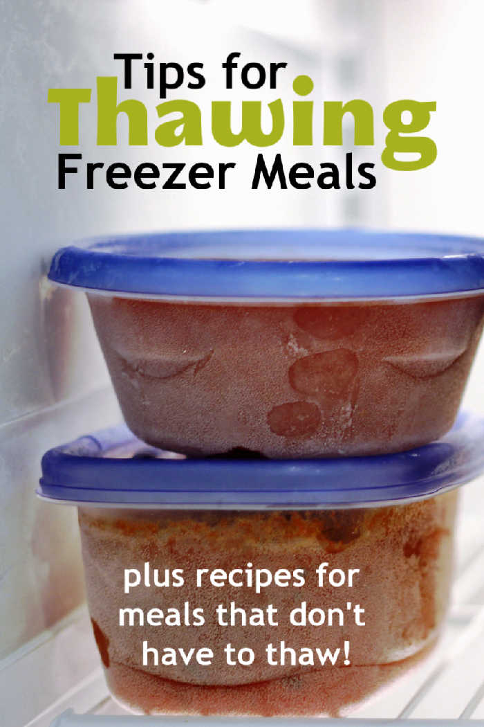 Tips for Thawing Freezer Meals & 5 Recipes That You Don't Need to Thaw