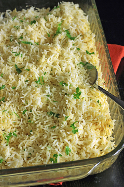 Baked Lemon And Thyme Rice