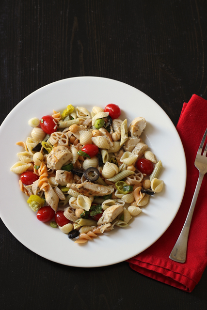 Italian Chicken Pasta Salad