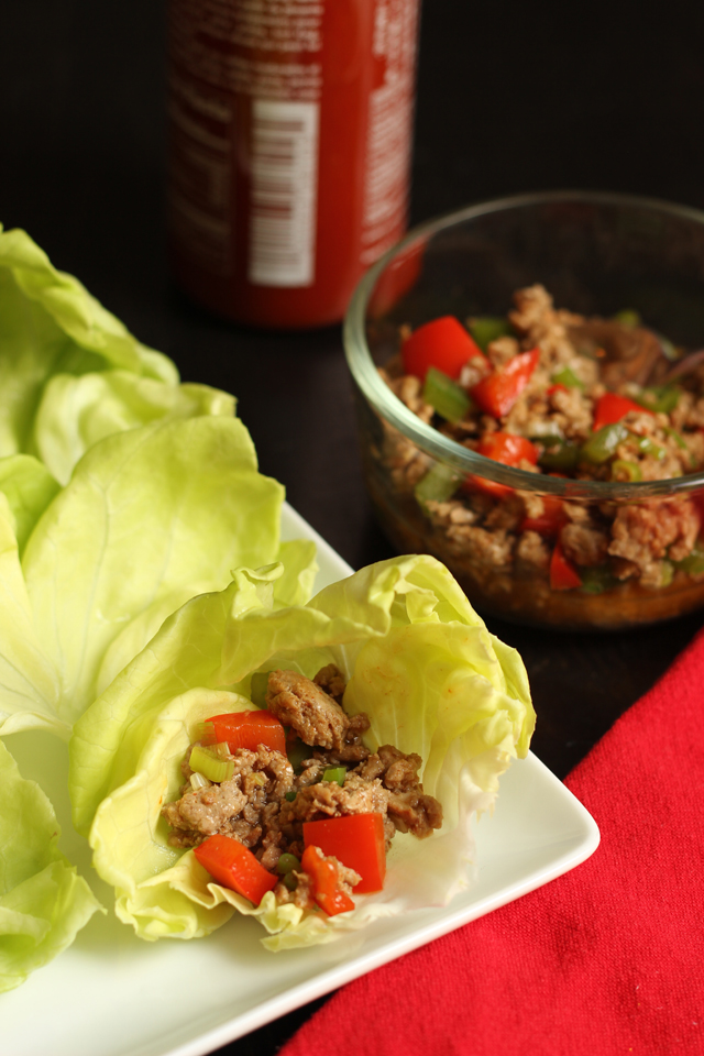 Turkey and Pepper Lettuce Wraps