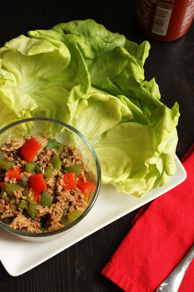 Turkey and Pepper Lettuce Wraps