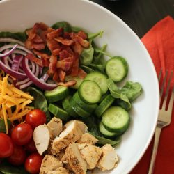 Chicken Bacon Ranch Salad