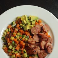 Zucchini and Sweet Potato Hash