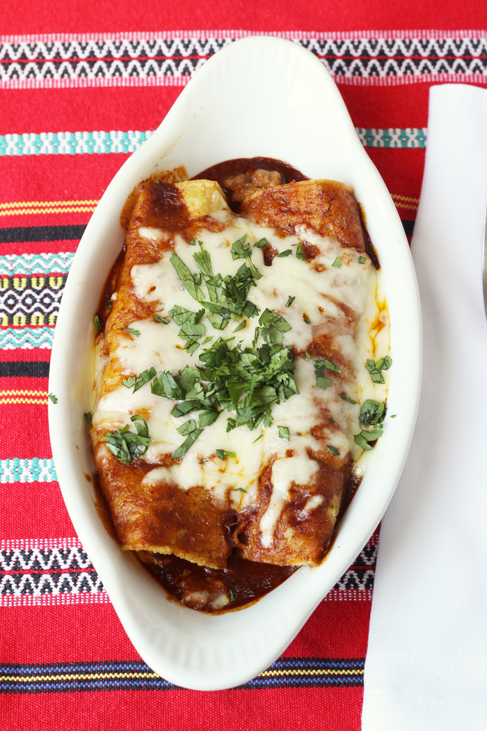 Cheesy Sausage Enchiladas | Good Cheap Eats