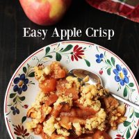 Easy Apple Crisp Recipe