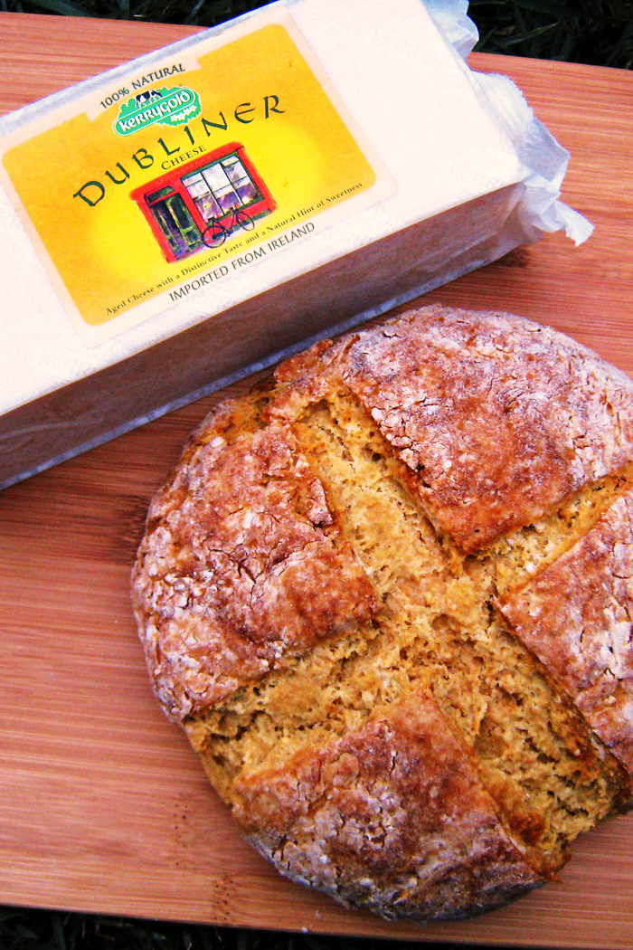 loaf of Irish Soda Bread with Dubliner