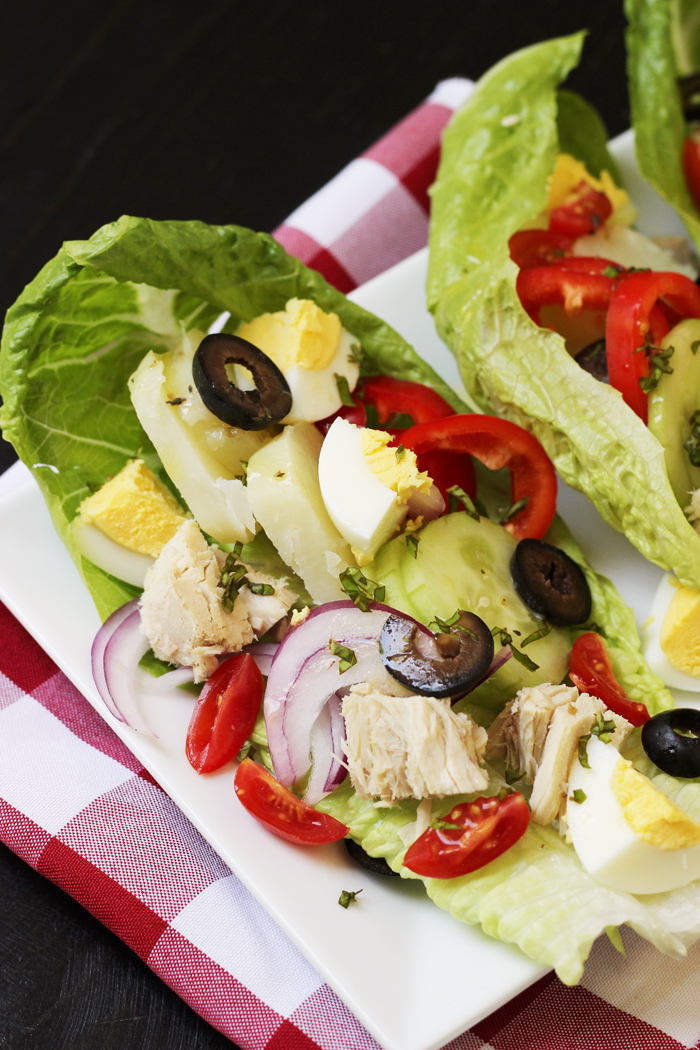 nicoise salad wraps GCE