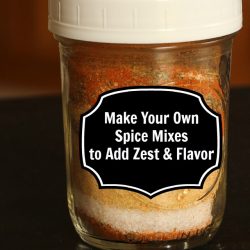jar of spices layered