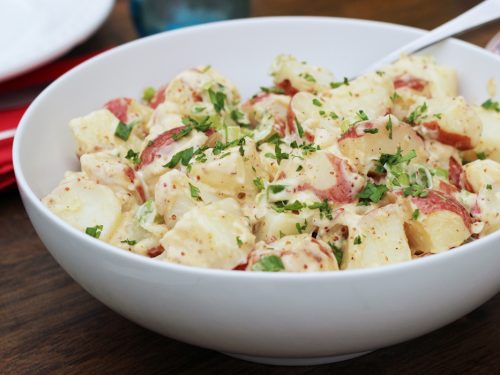 Red Potato Salad With Whole Grain Mustard Good Cheap Eats