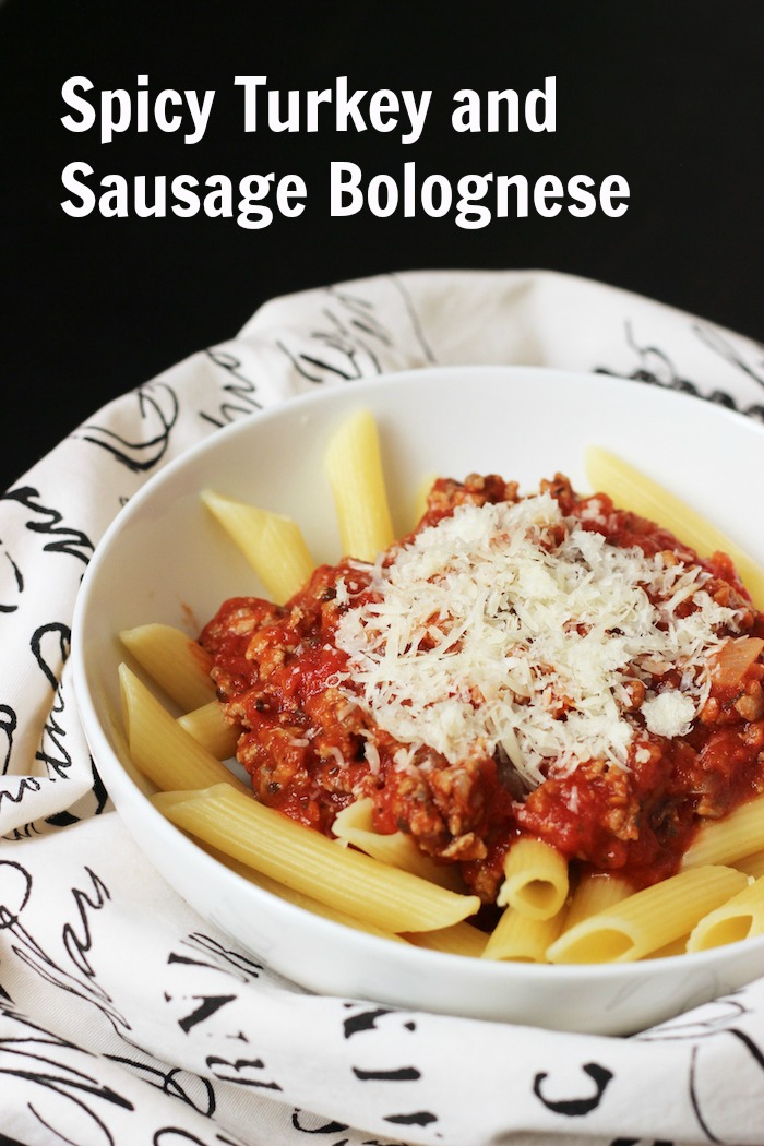 Spicy Turkey and Sausage Bolognese | Good Cheap Eats
