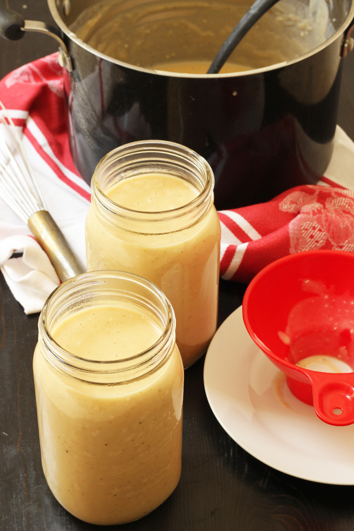 Cream of Chicken Soup in mason jars