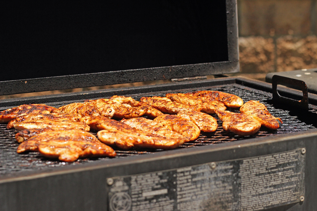 Spicy Chicken Rub chicken on grill