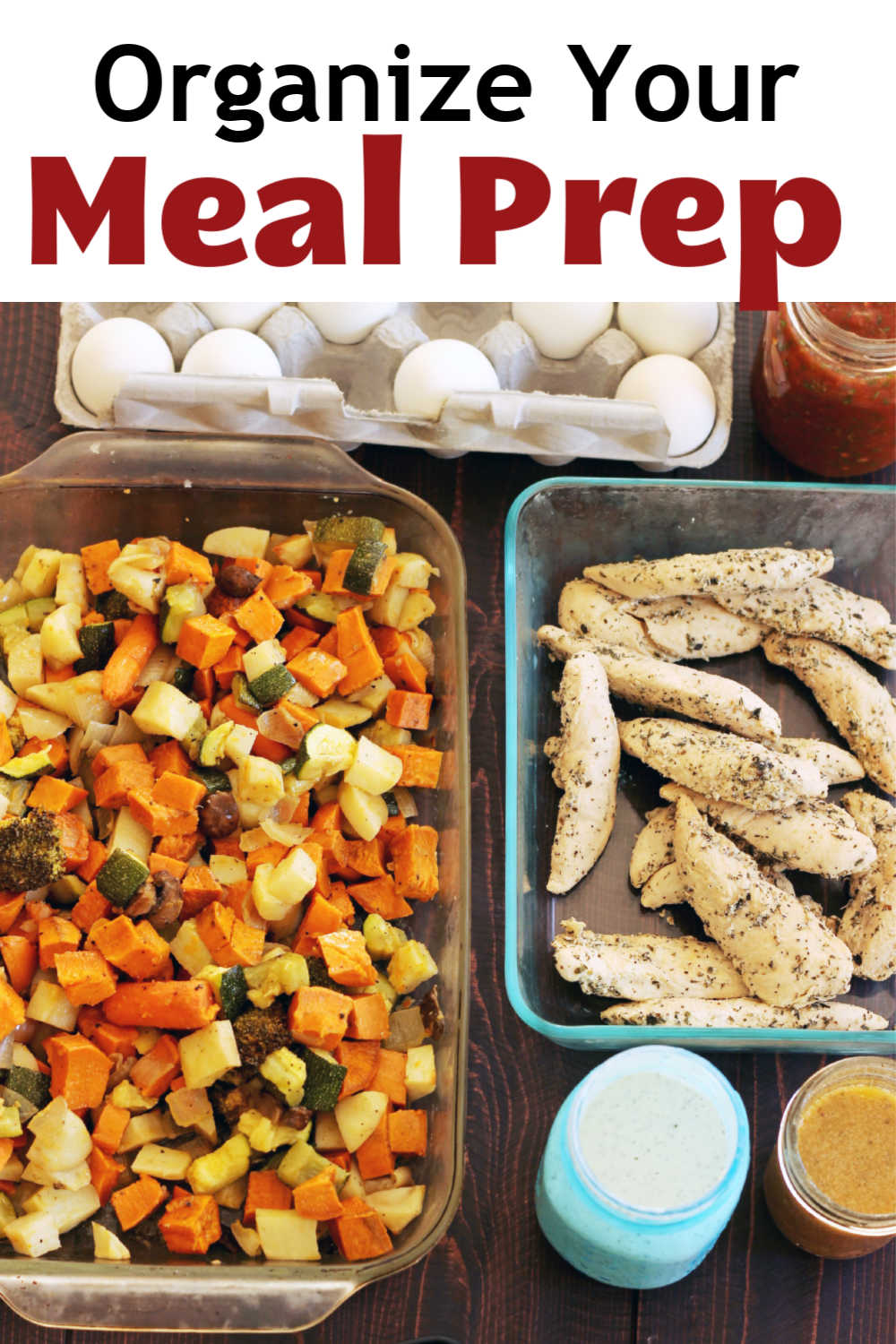 boxes filled with different types of food for meal prep