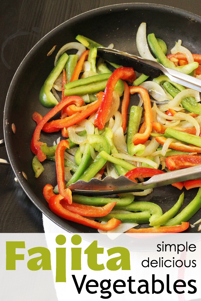 Skillet of Fajita Vegetables