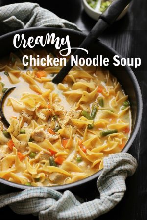 Creamy Chicken Noodle Soup - Good Cheap Eats