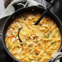 Creamy Chicken Noodle Soup