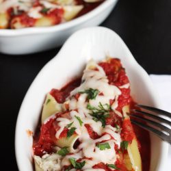 Creamy Chicken Stuffed Shells | Good Cheap Eats