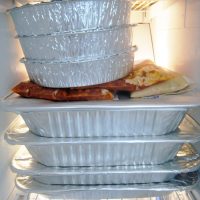 freezer meals in aluminum pans