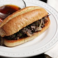 Slow Cooker French Dip Sandwiches