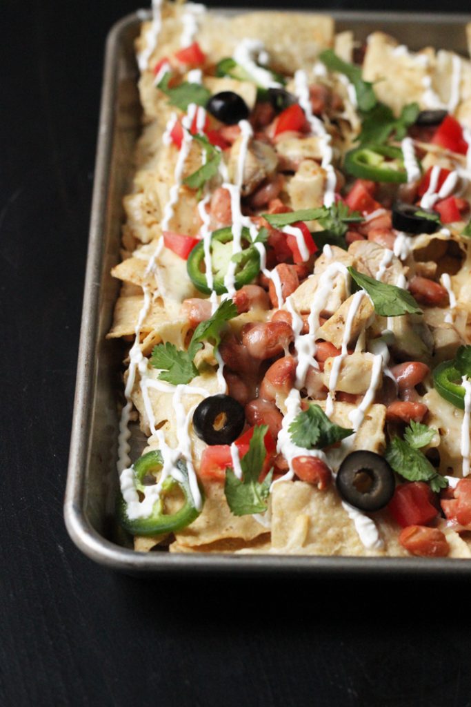 One-Pan Chicken Nachos Recipe - Good Cheap Eats