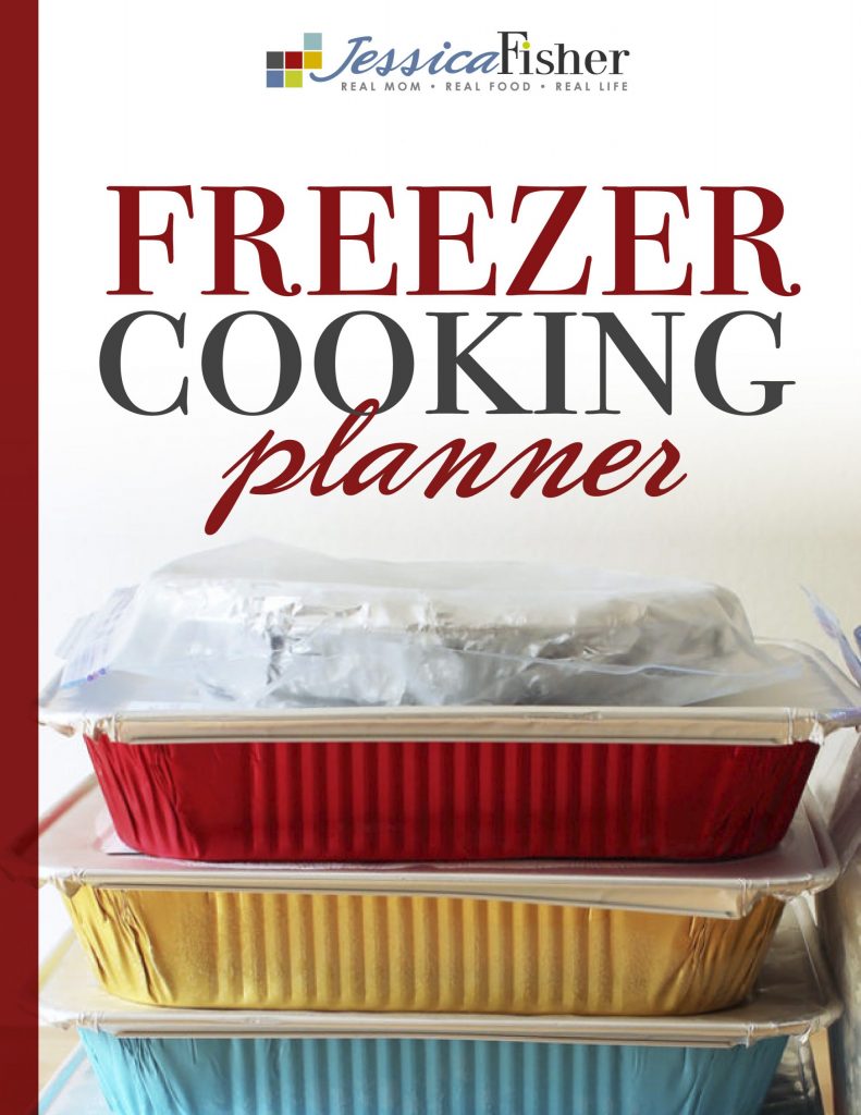 cover image of freezer cooking planner.