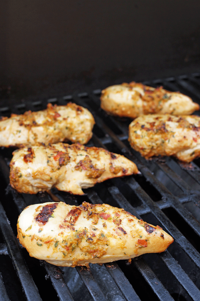 kryddig sydväst kyckling på grillen