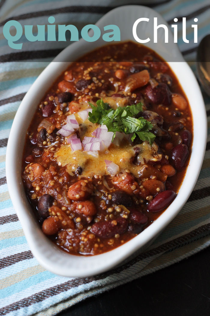 Quinoa Chili with Three Chiles - Good Cheap Eats