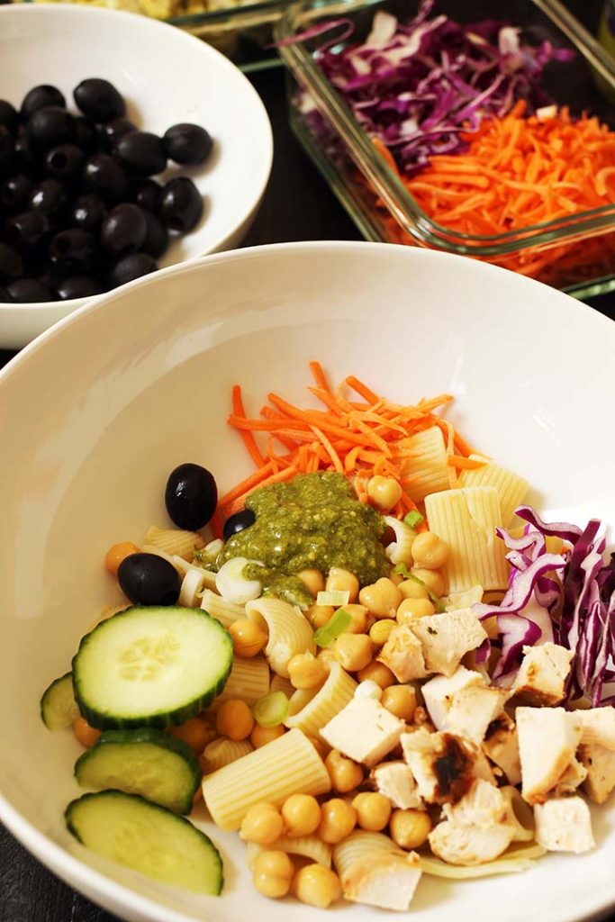 Pasta Salad Bar HowTo Good Cheap Eats Budget Recipes