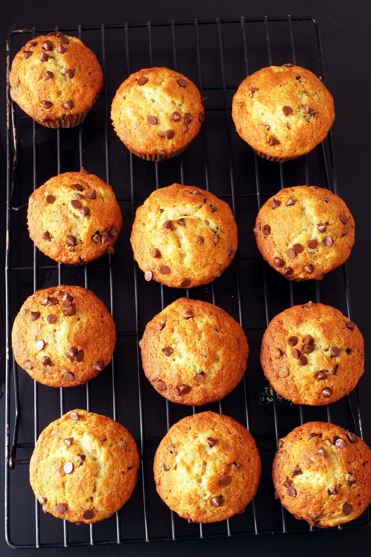 muffins cooling on rack