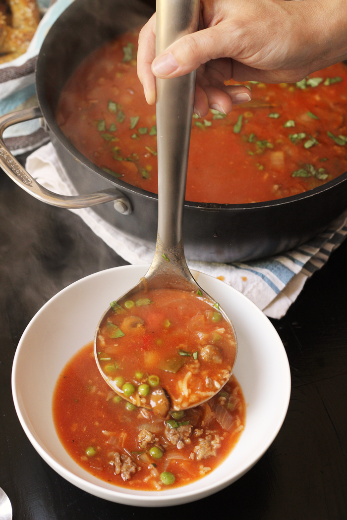 A bowl of Thursday Night soup