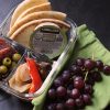 snack box with hummus, pita, and veggies