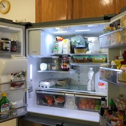 open refrigerator