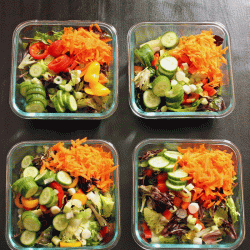 base salad meal prep