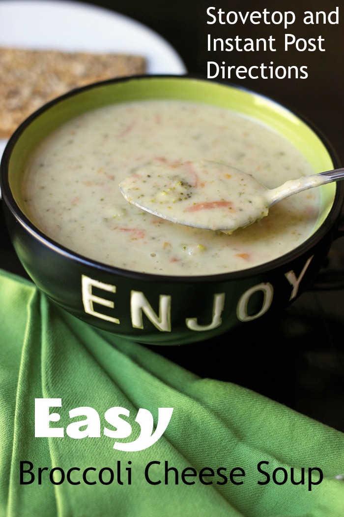 bowl of broccoli cheese soup