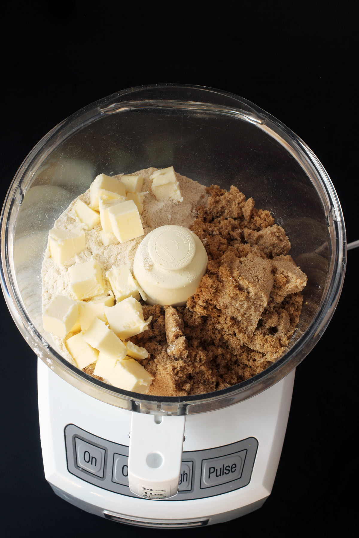 butter flour and sugar in food processor