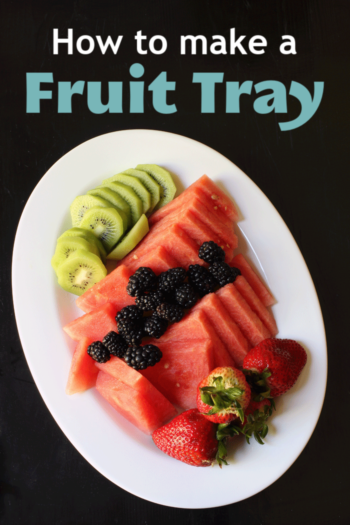 how to cut watermelon for a fruit tray