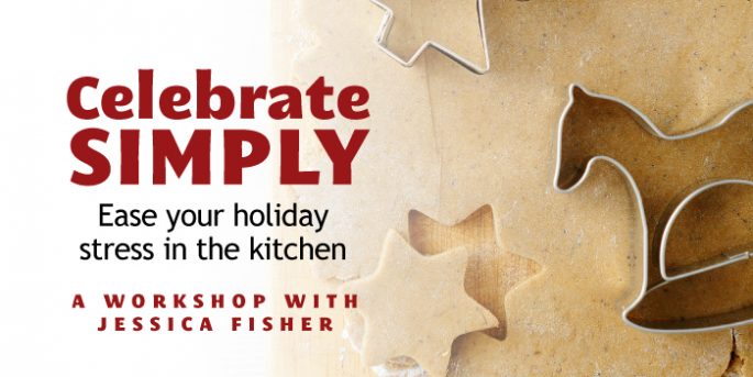 advertisement for celebrate simply workshop