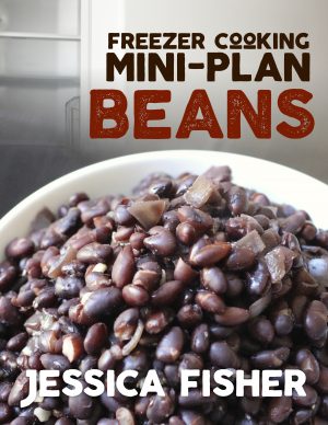 mini freezer cooking plan beans cover