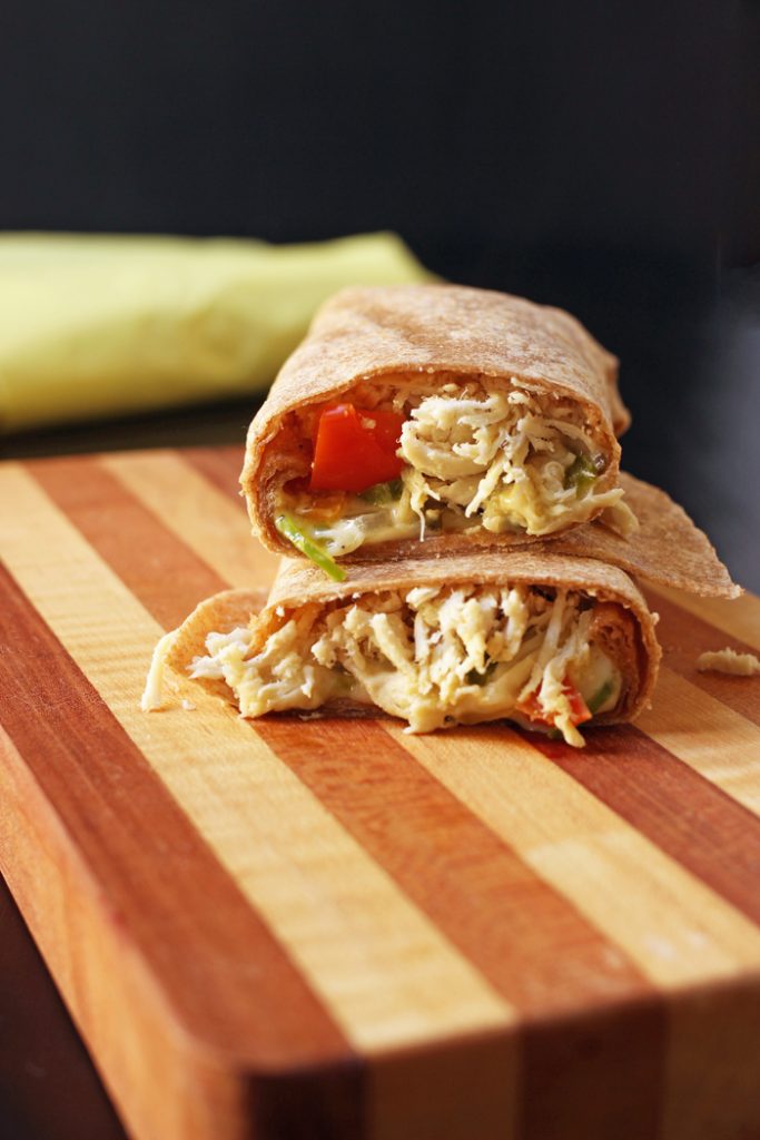 Chicken Fajita Burritos that You Can Freeze - Good Cheap Eats