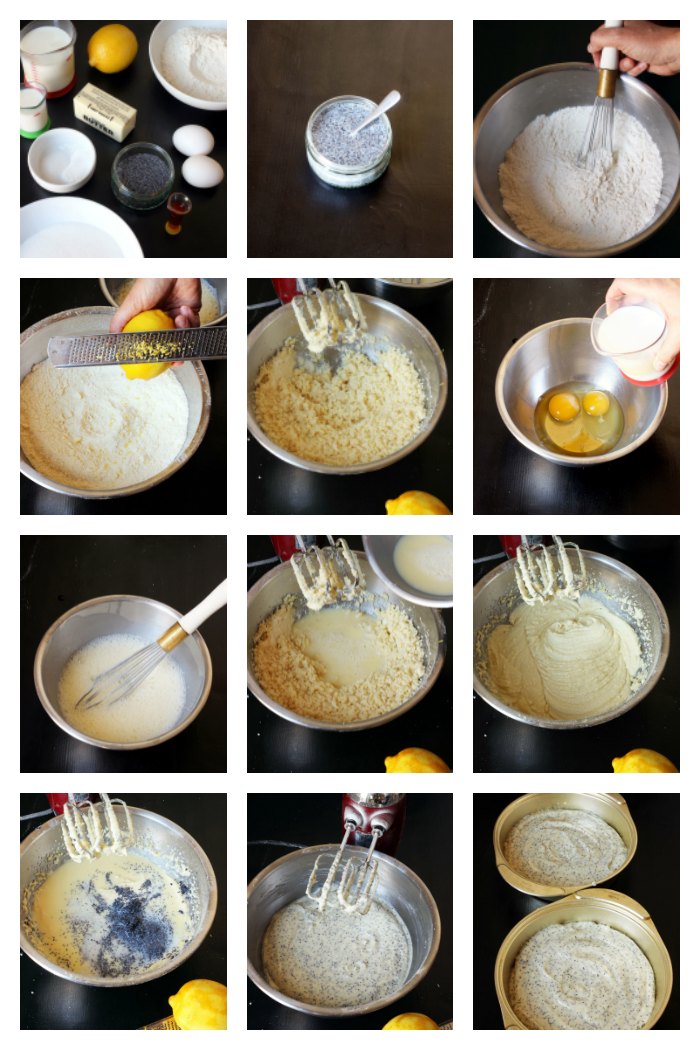 step by step photos of poppy seed cake