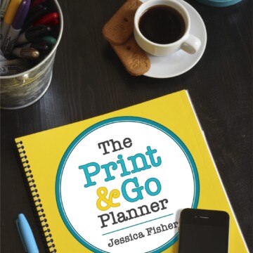 cover image of print & go planner