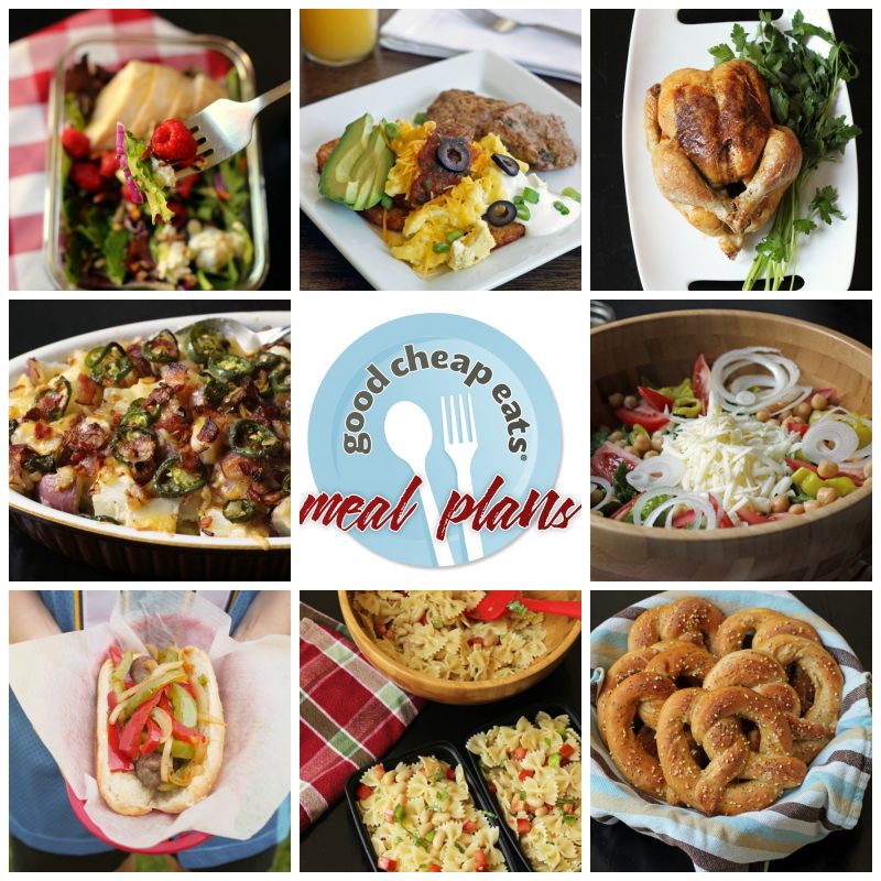 collage of recipes in meal plan 20-8
