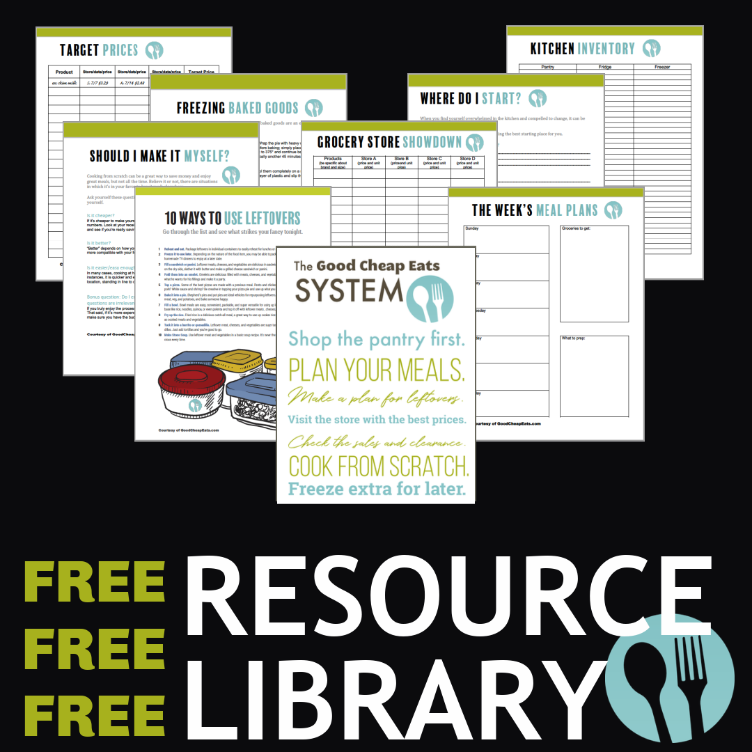 banner ad collage of resources in the free resource library.