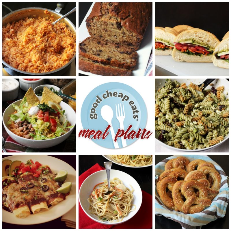 collage of recipes in 20-12 meal plan