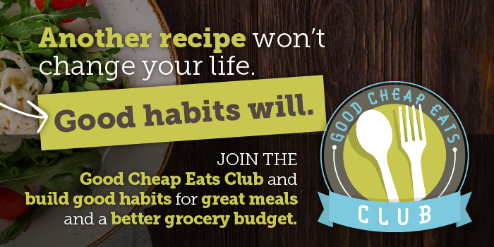 banner ad for good cheap eats club.