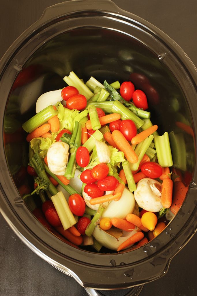 How to Make Vegetable Broth in the Slow Cooker - Good Cheap Eats