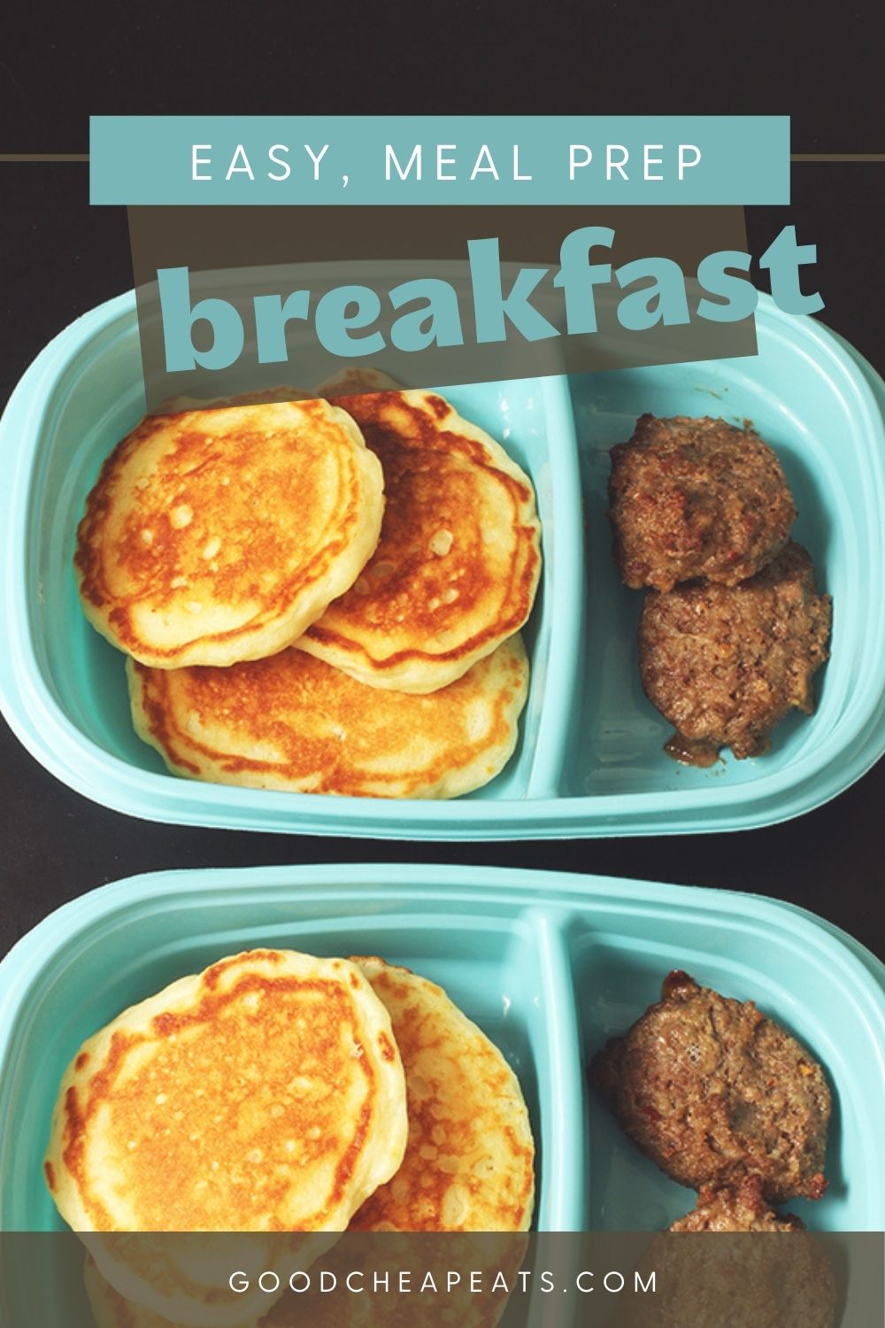 pinnable image for Easy Meal Prep Breakfast