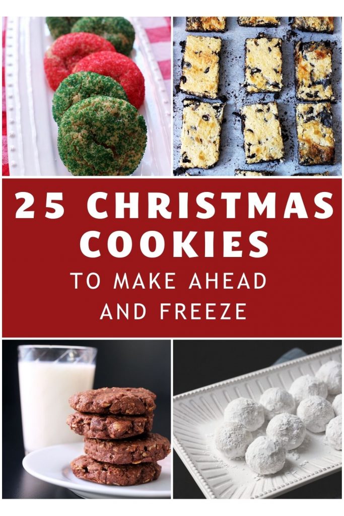 25 Christmas Cookies to Make Ahead &amp; Freeze - Good Cheap Eats